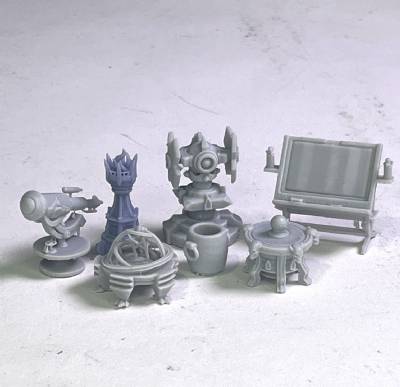 Mage Tower Set #5: furniture items